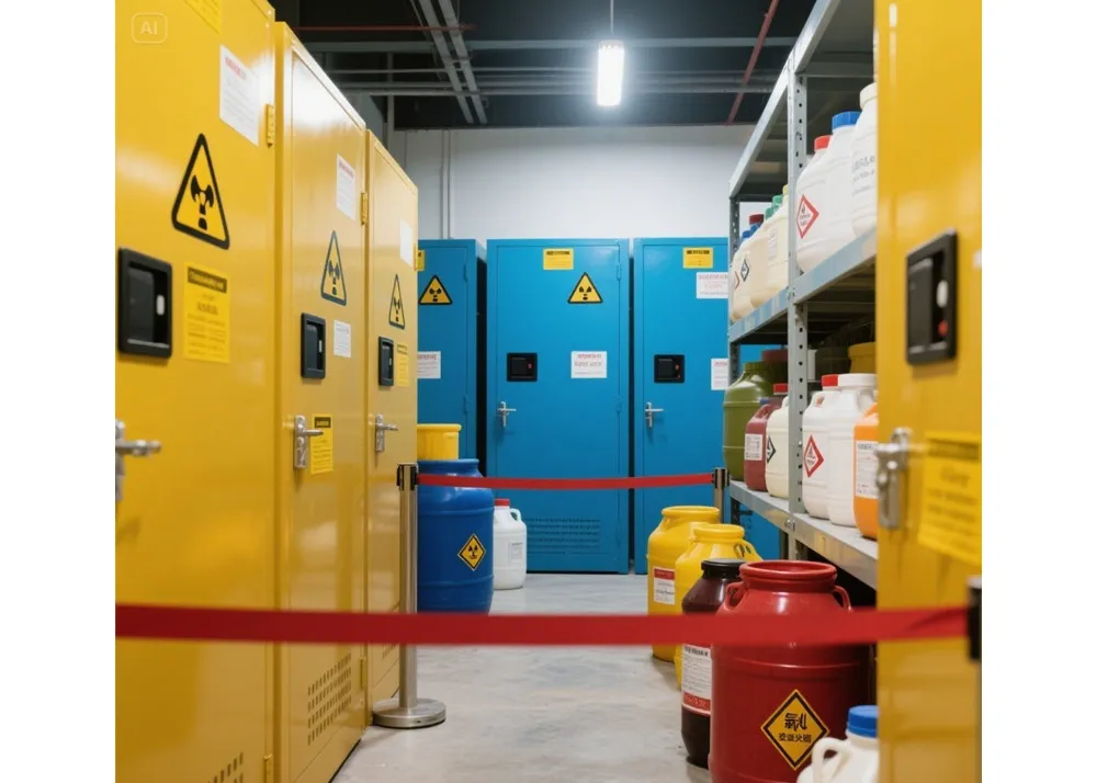 ຄວາມປອດໄພທາງເຄມີ: ການປ້ອງກັນອັນຕະລາຍໃນສະຖານທີ່ເຮັດວຽກຂອງທ່ານໂດຍຜ່ານການປະຕິບັດການເກັບຮັກສາທີ່ປອດໄພ