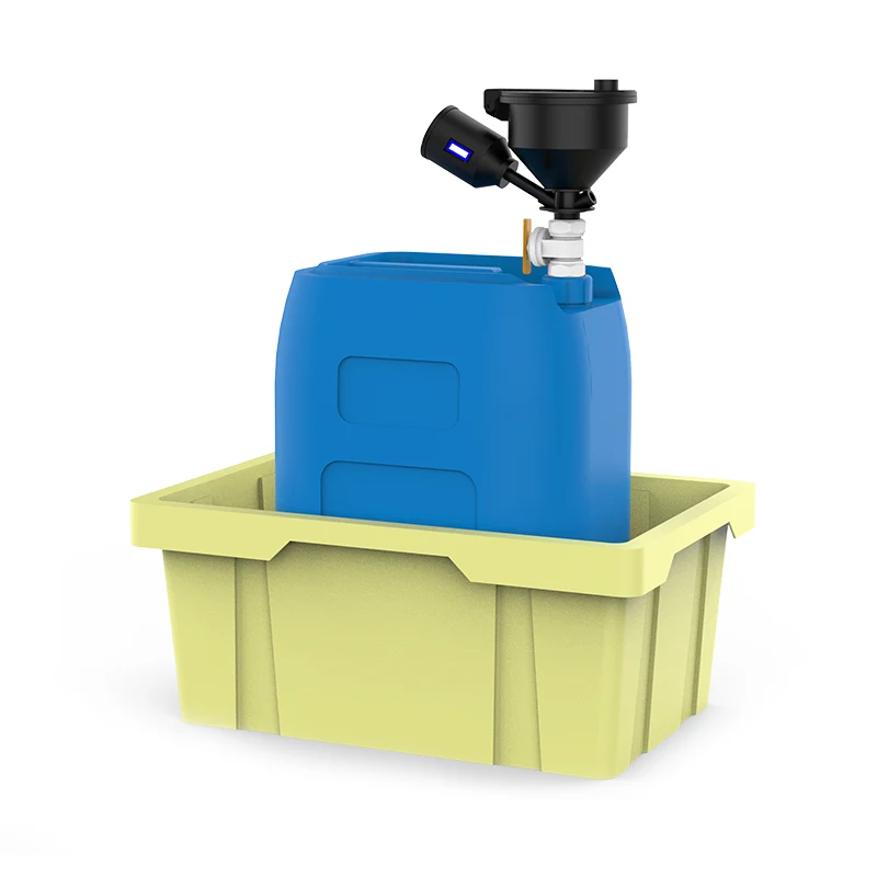 ຊໍ່ Funnel ສິ່ງເສດເຫຼືອທາງເຄມີ Solvent